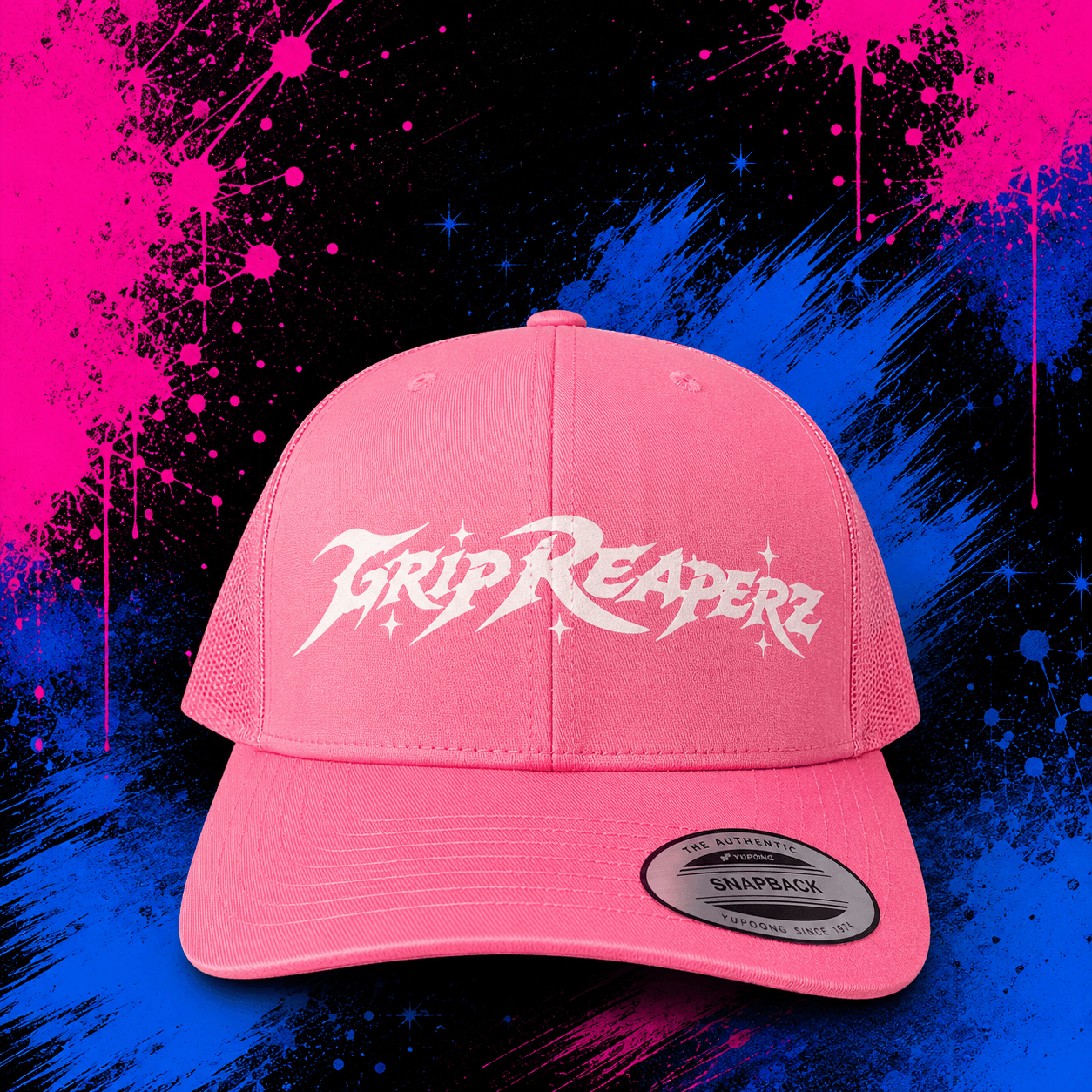 Pink Script Hat